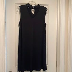 AB studio Black Choker Dress - size Large